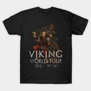 Viking World Tour Featuring A Norse Warrior T-Shirt